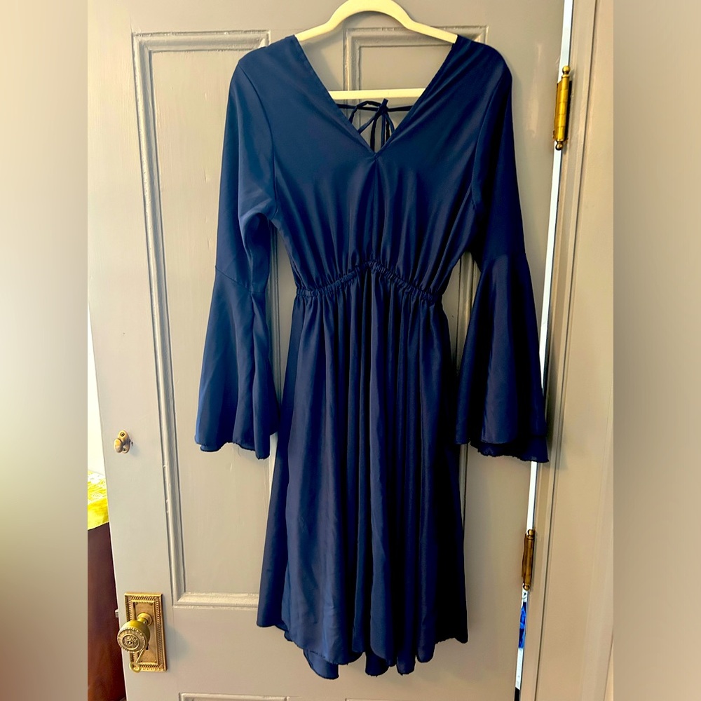 Boho- chic mid length dress